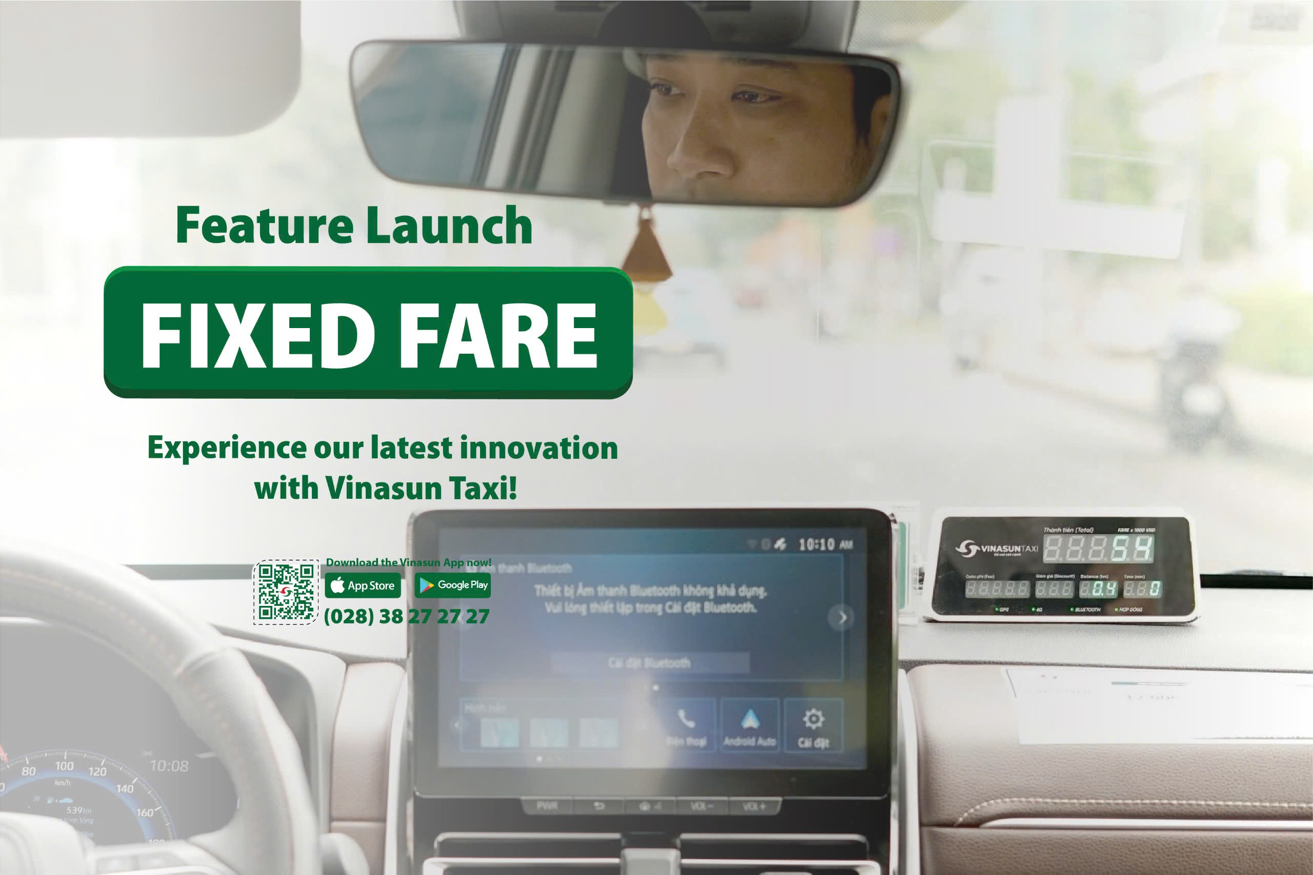 Take a Taxi with Upfront Pricing Using Vinasun Taxi's “Fixed Fare” Feature