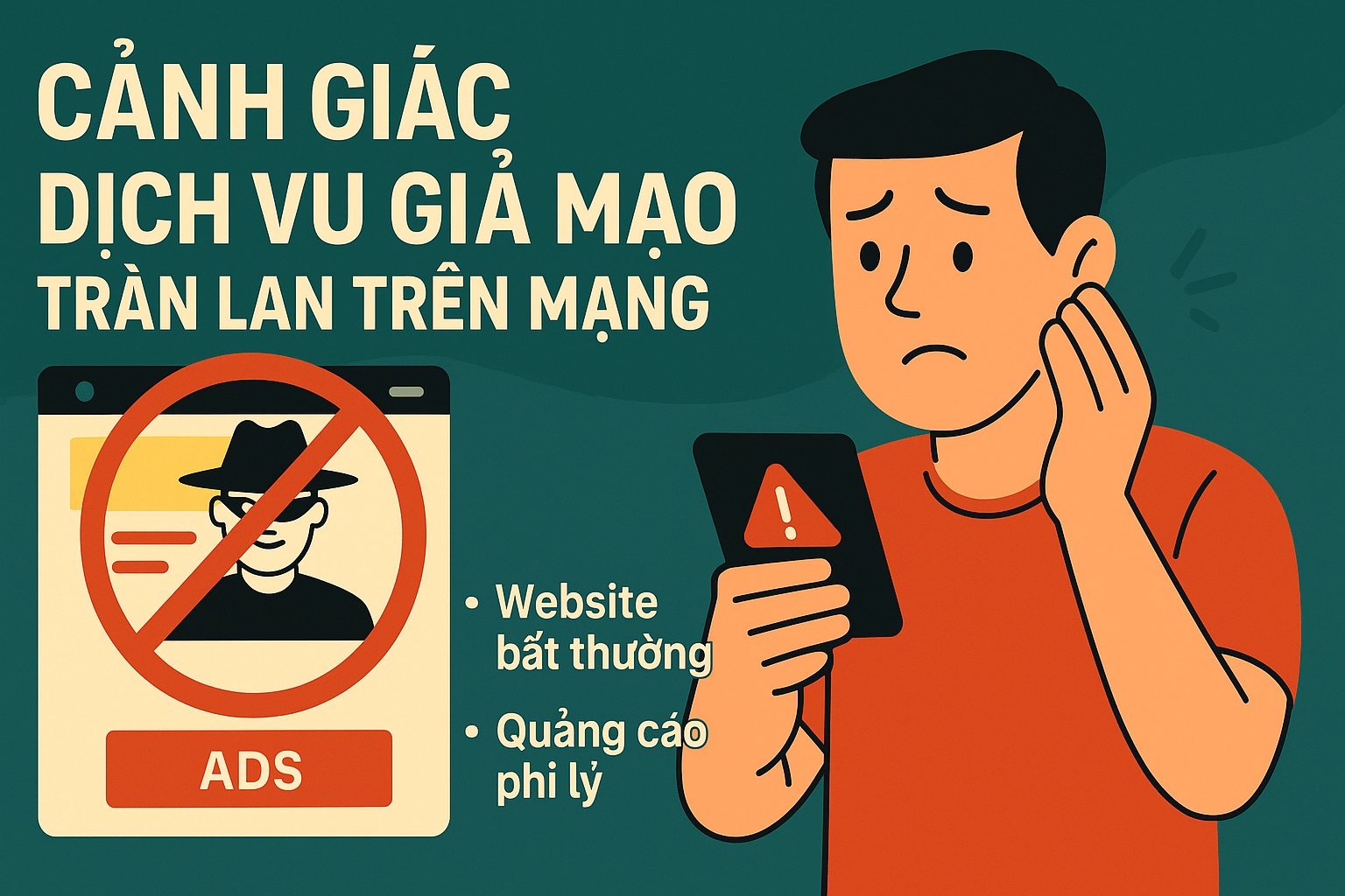 Dịch vụ giả mạo tràn lan trên mạng, bạn có đang là nạn nhân?