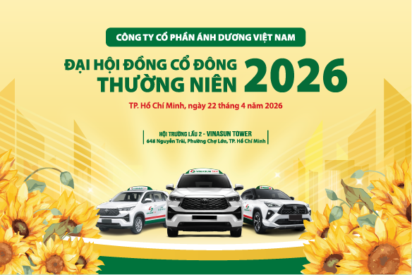 ĐẠI HỘI ĐỒNG CỔ ĐÔNG THƯỜNG NIÊN 2026 VINASUN CORP.