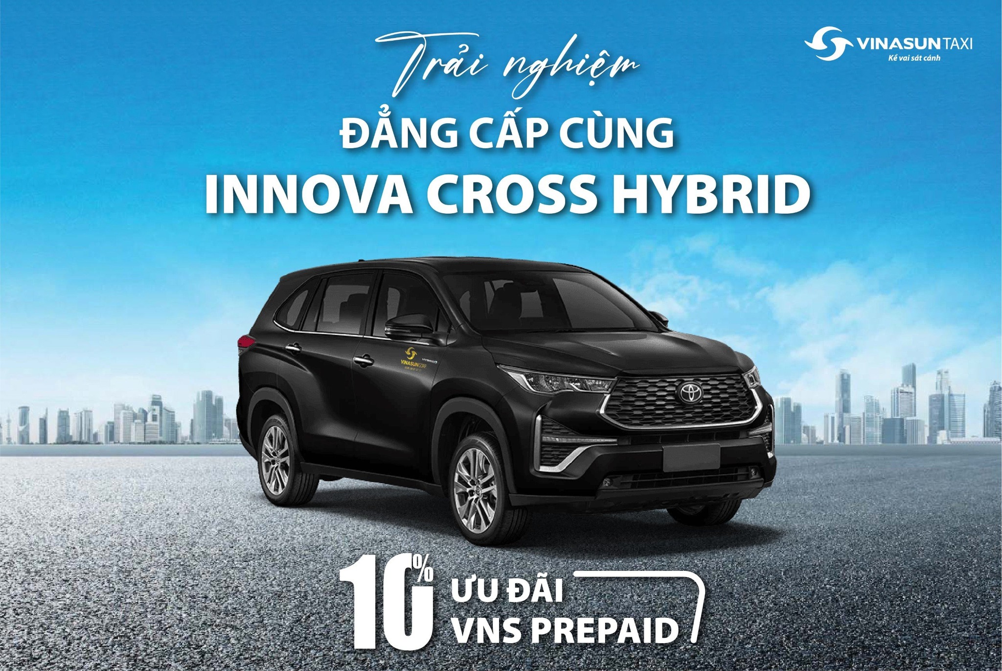 Trải nghiệm đẳng cấp cùng Vinasun Innova Hybrid - Ưu đãi 10%