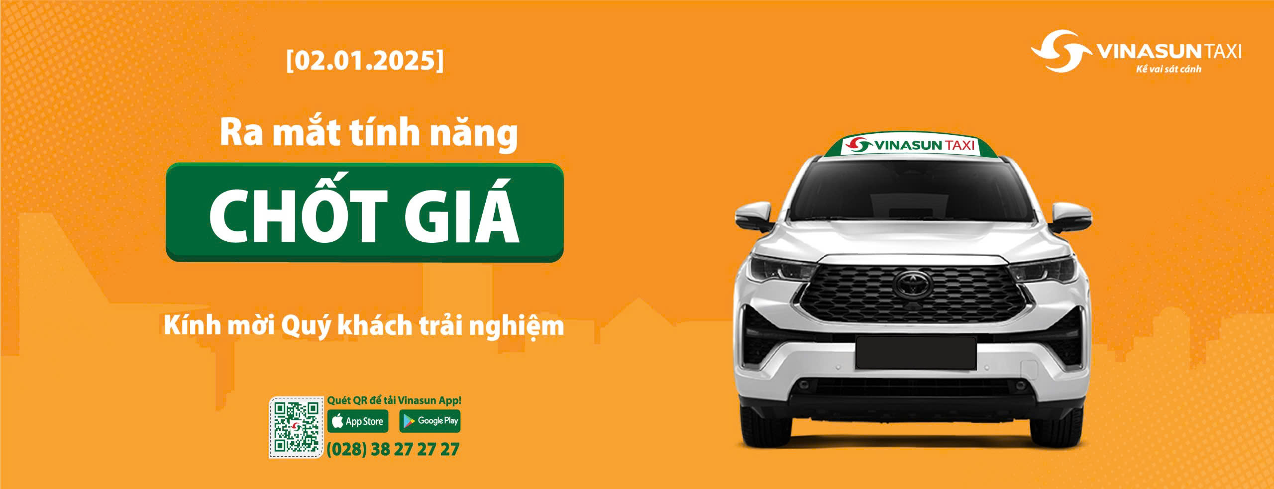 Vinasun Taxi lắp đặt màn hình hiển thị cước phí và bổ sung tính năng 