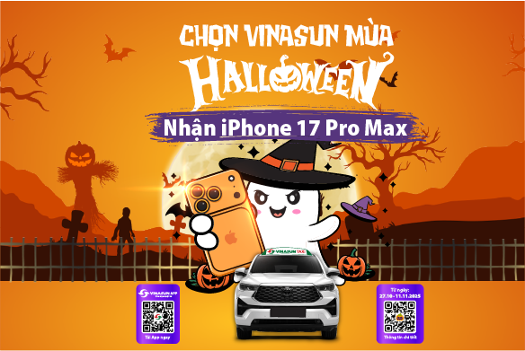 CHỌN VINASUN MÙA HALLOWEEN - NHẬN IPHONE 17 PRO MAX CỰC ĐỈNH