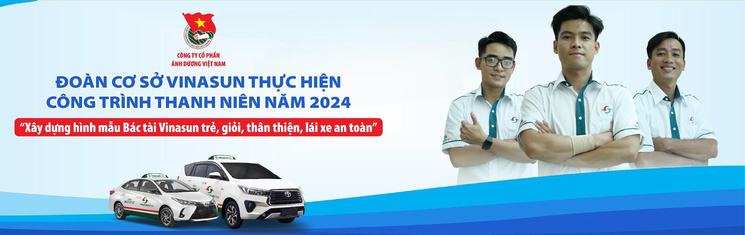 Thanh Niên Vinasun 2024: Xây dựng hình mẫu Bác tài trẻ, giỏi, thân hiện và lái xe an toàn