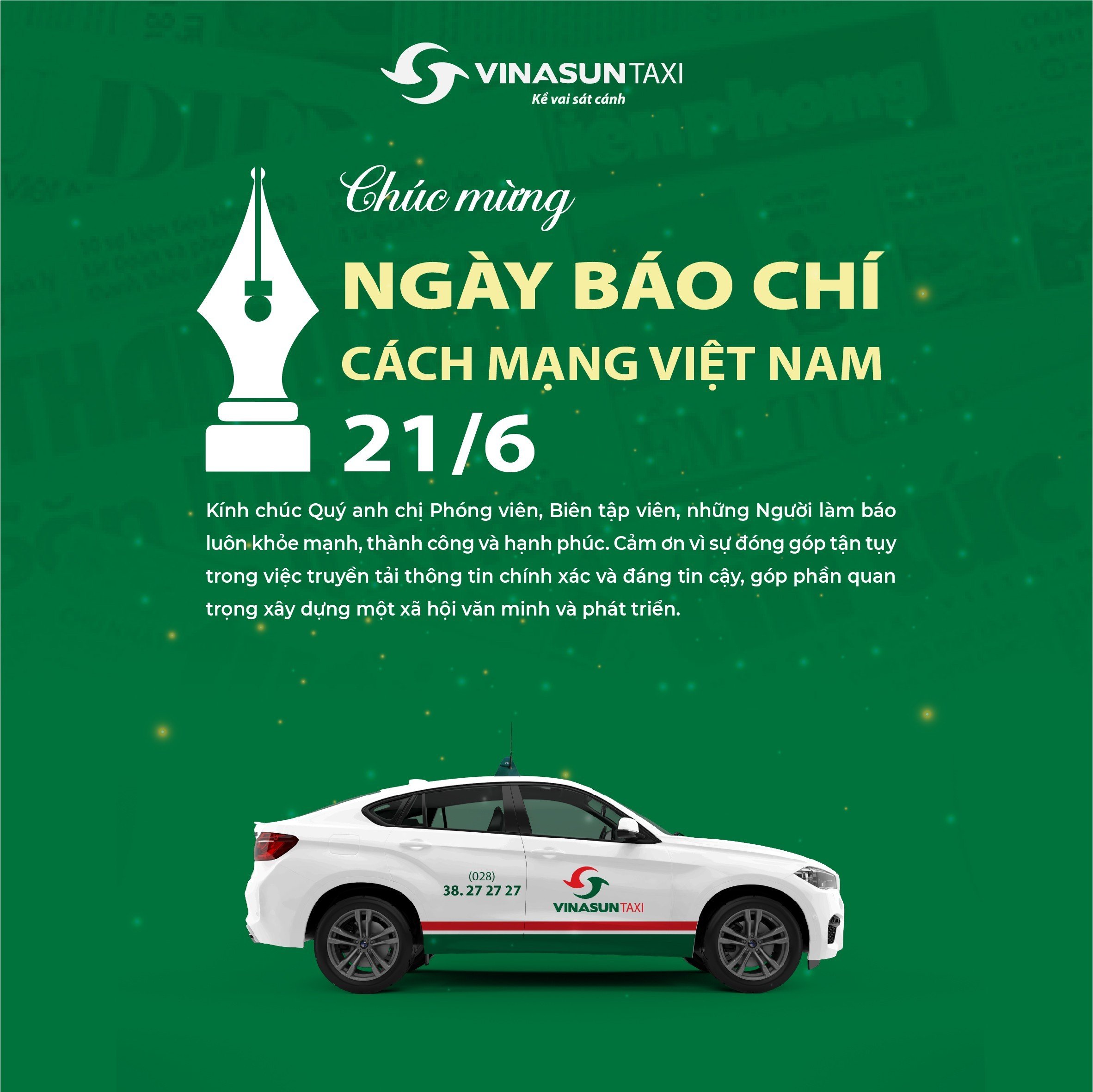 Chúc mừng ngày Báo chí Cách mạng Việt Nam 21-6