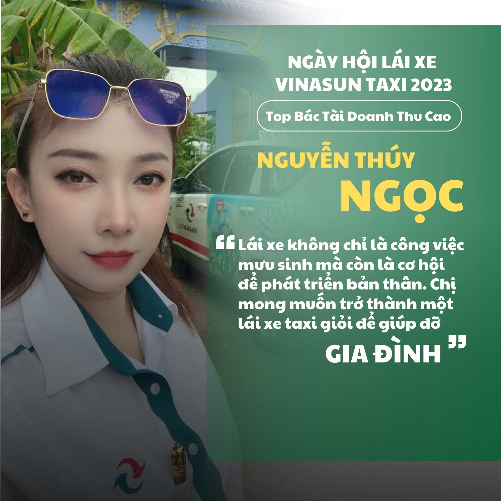 Chị Nguyễn Thúy Ngọc – Tài 10429 - Trẻ trung và đầy nhiệt huyết