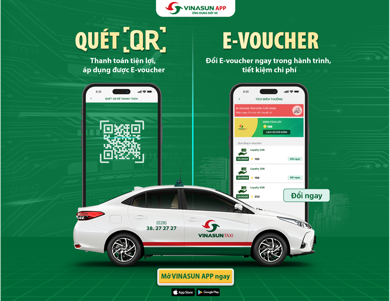 Quét QR thanh toán và đổi E-Voucher ngay trong hành trình