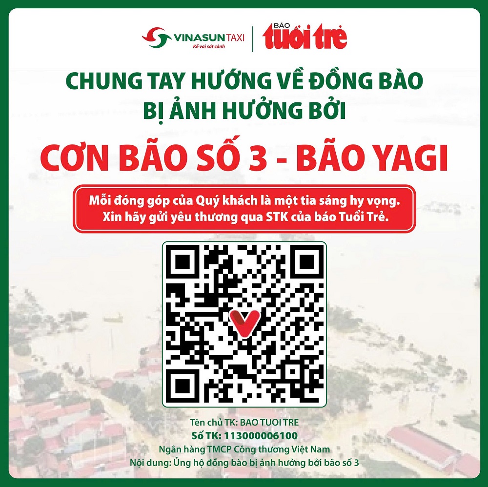 Vinasun Taxi Chung Tay Cùng Báo Tuổi Trẻ - Hướng Về Miền Bắc